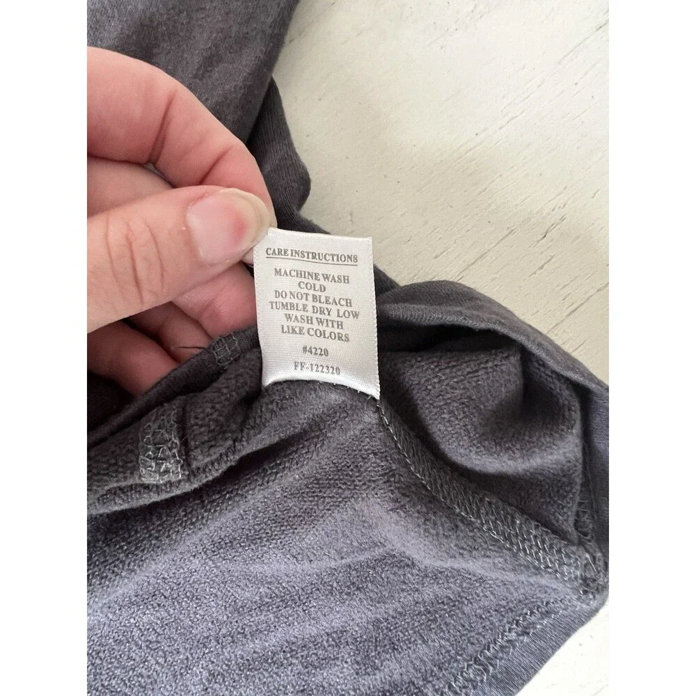 Free‎ Fly Bamboo Fleece Quarter Zip Pullover Gray Mens Small
